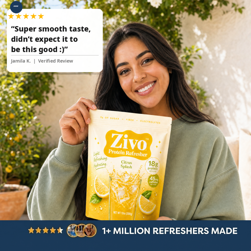 Citrus Splash Protein Refresher | Clear Protein Drink | Zivo