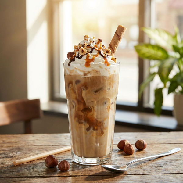 Iced Hazelnut Latte